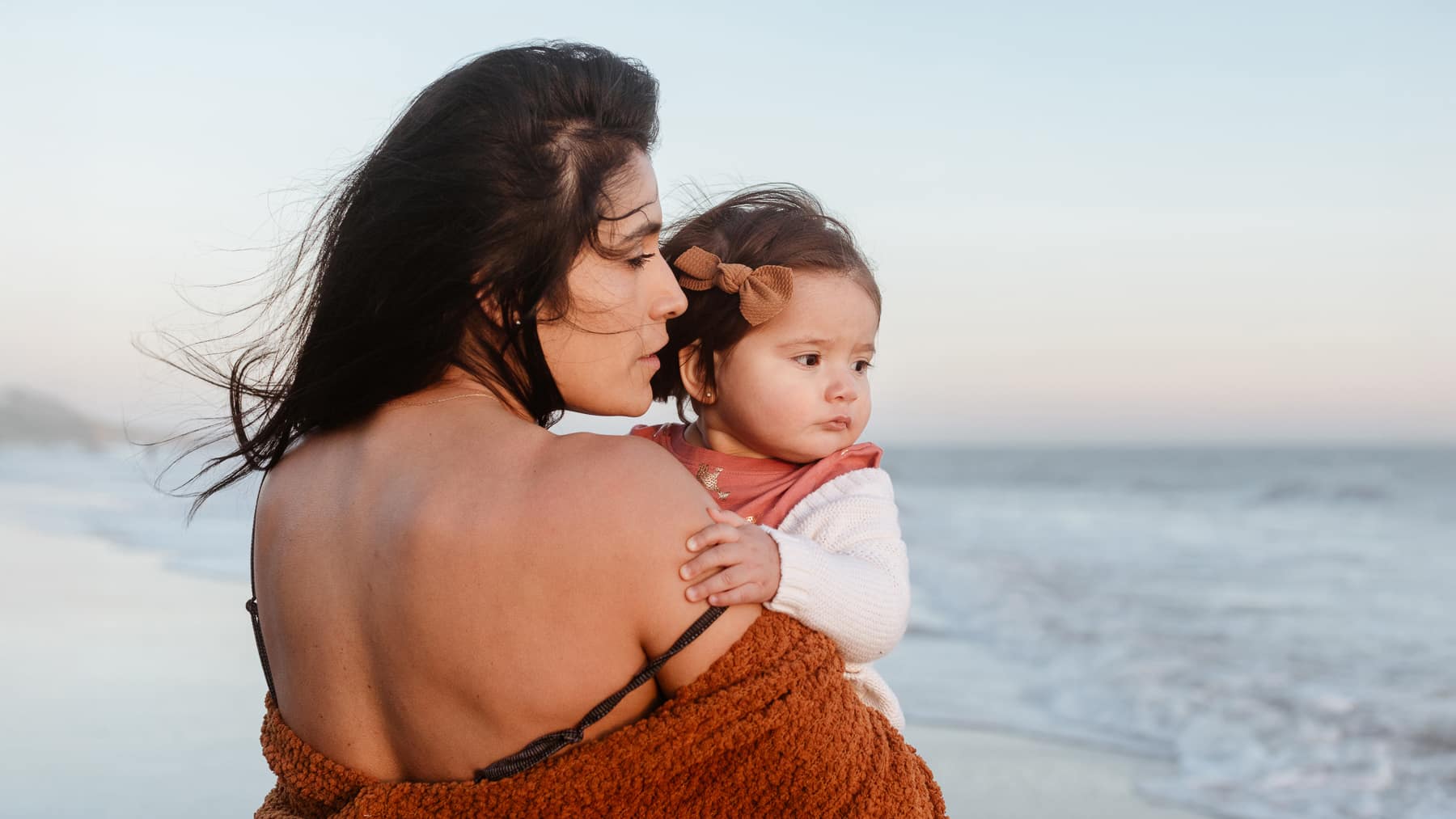 Cold and Windy in Malibu | Malibu Family Photographer